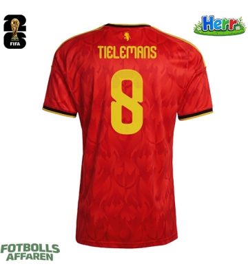 Belgien Youri Tielemans #8 Hemmatröja VM 2026 Kortärmad